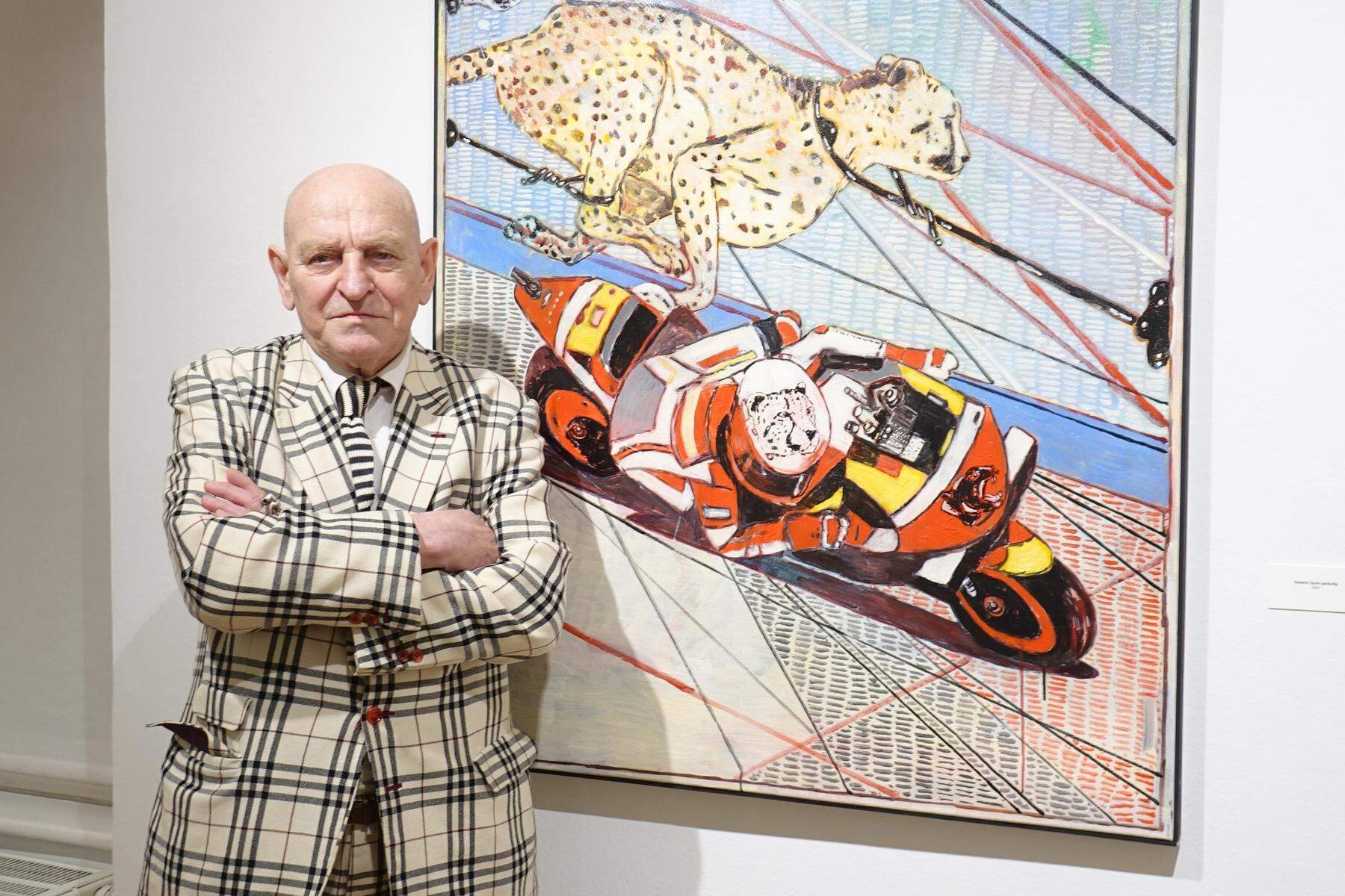 Künstler Peter Sengl eröffnete im Kunsthaus Köflach seine Ausstellung