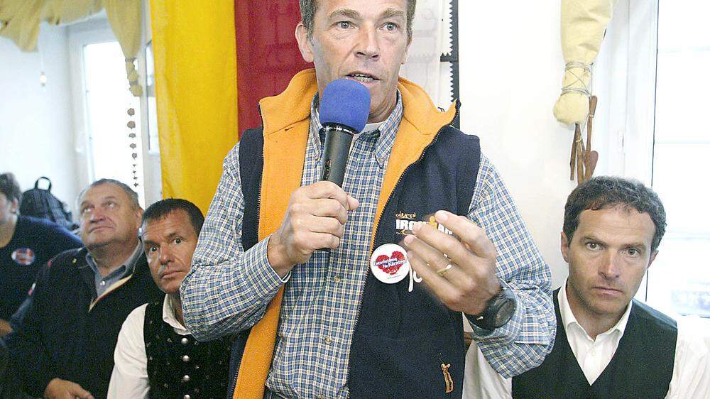 Ende August 2003 verkündete Haider bei den Umweltgesprächen seine Wiederkandidatur bei den Landtagswahlen 2004
