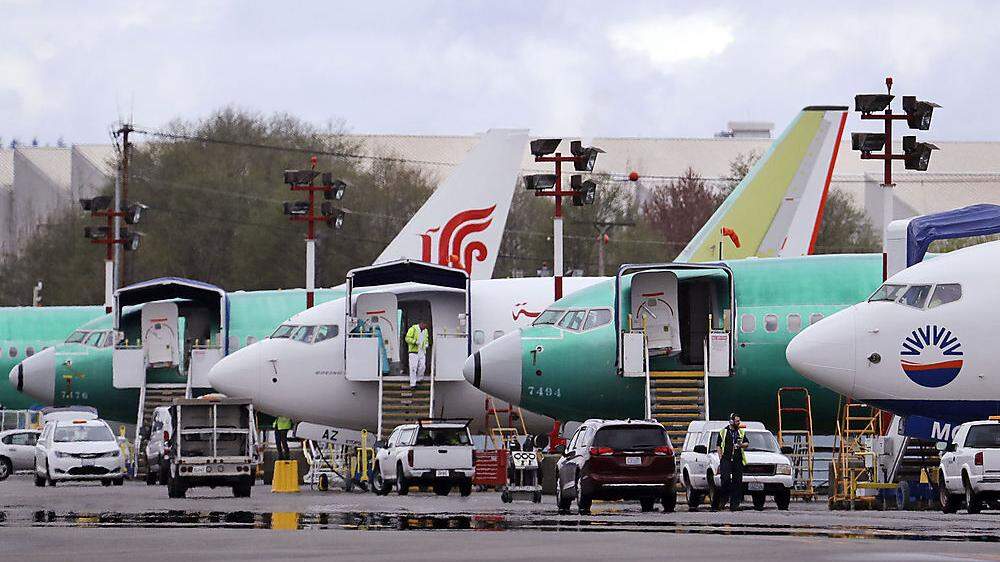 Maschingen des Typs Boeing 737 Max dürfen seit März nicht mehr abheben