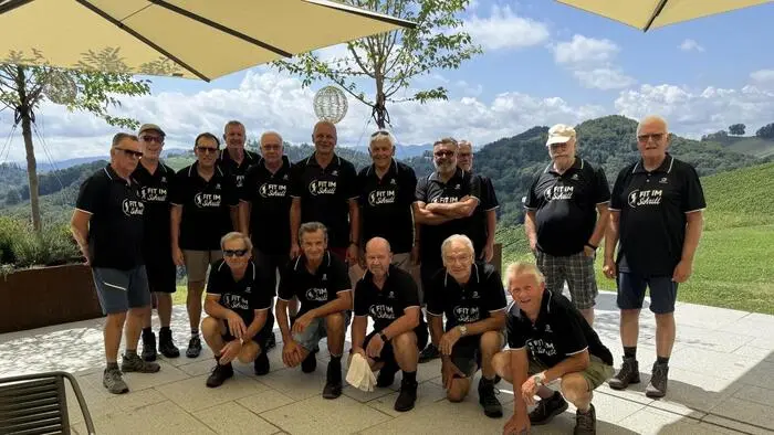 Mittlerweile ist die Wandergruppe schon zum 70. Mal gemeinsam unterwegs – diesmal in Gamlitz.