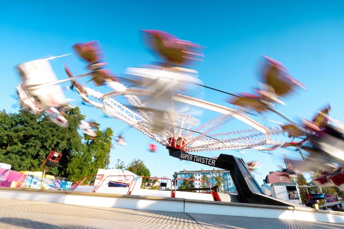 Auf den Vergnügungspark muss man bei der Herbstmesse nicht verzichten