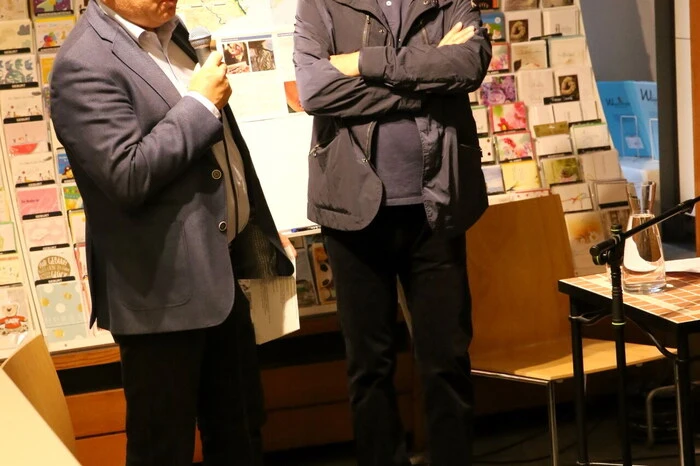 Für die Moderation sorgte Chefredakteur Erwin Figge (links). 