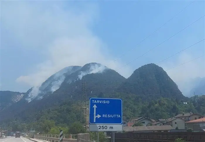 Im Resiatal beginnt es ebenfalls zu brennen