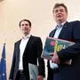 Sebastian Kurz und Werner Kogler bei den Sondierungsgesprächen