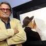 Oliviero Toscani mit einem seiner berühmten Sujets für Benetton