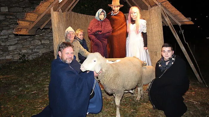 Die Theatergruppe Ligist präsentierte ein Krippenspiel