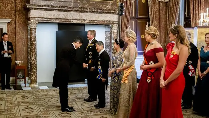 Die 19-jährige Prinzessin Ariane gehörte beim Staatsbankett zu Ehren des japanischen Kaiserpaares erstmals zu den Gästen der festlichen Tafel.