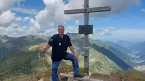 Ein Bergfex ist der politische Quereinsteiger Andreas Öhler, hier auf der Hornfeldspitze
