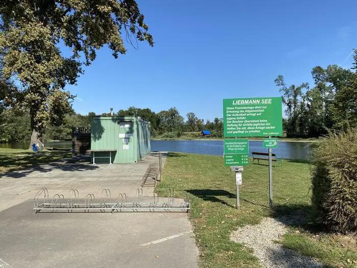 Der kleinere Liebmannsee wird zum Baden genutzt