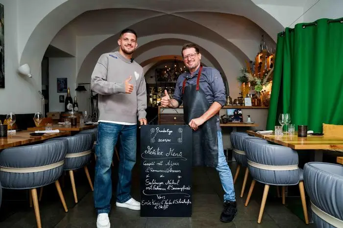 Emir Karic und Herbert Schmidhofer bereiteten im „Schmidhofer im Palais“ das „Meistermenü“ zu