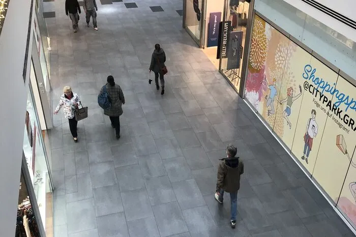 Gemütliches Shopping am späteren Montagvormittag im Citypark.