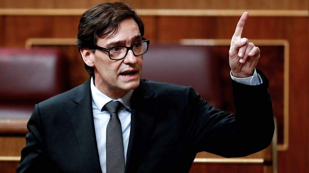 Wirkt, als verlasse er das sinkende Schiff: Spaniens Gesundheitsminister Salvador Illa trat zurück - um sich auf die Katalonienwahl vorzubereiten