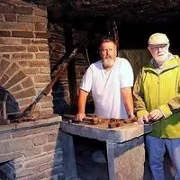 Norbert Marhold und Hans Eck in der Sunfixl-Höhle