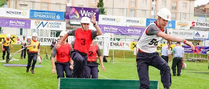 Die Gruppe aus Weiz (bestehend aus Jugendlichen der Feuerwehren Weiz, Hohenkogl, Landscha, Garrach, Kleinsemmering und Rollsdorf) ergatterte Platz 22