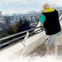Blick vom Hospiz auf das Häusermeer. Der Traum vom echten Meer bleibt