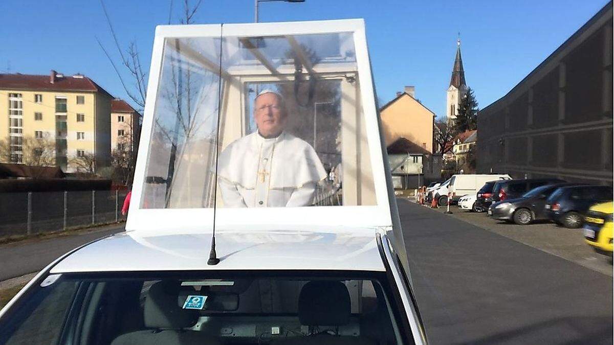 Aufsehen erregende Aktion in Graz