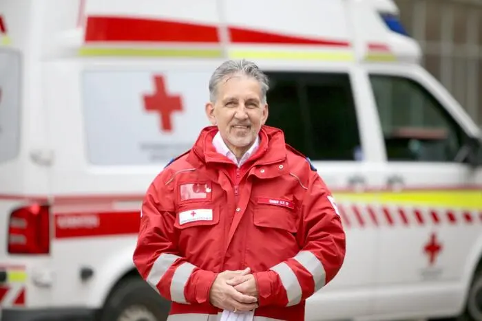 Rot-Kreuz-Bezirksstellenleiter Herbert Sager