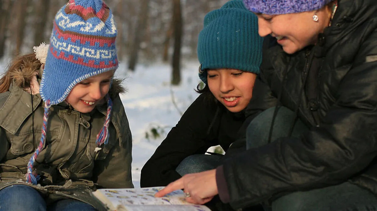 Vogelbeobachter bei der Arbeit