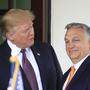 Orban und Trump bei einem Besuch im Weißen Haus 2019