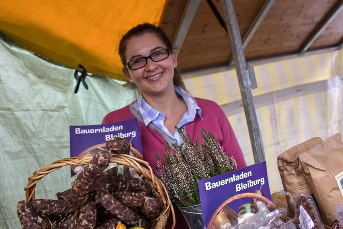 Viele Selbstvermarkter sind vor Ort und bieten ihre Naturprodukte an.