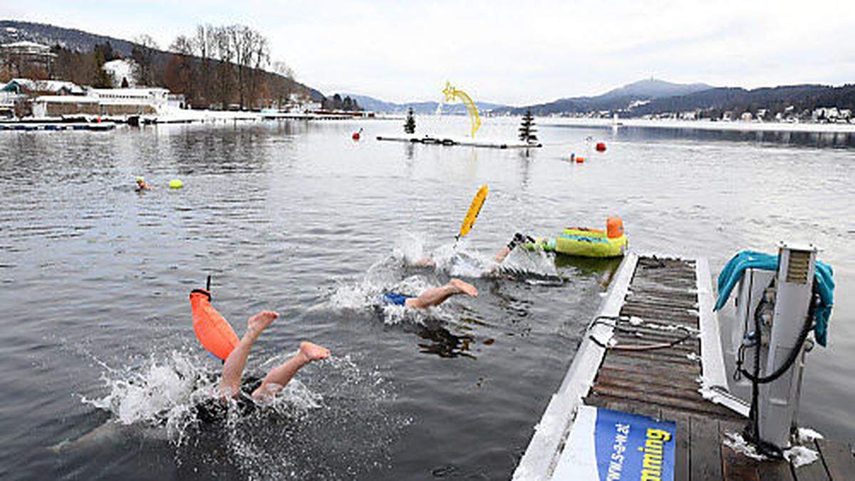 Das Neujahrsschwimmen in Velden findet zum diesjährigen Jahreswechsel coronabedingt nicht satt