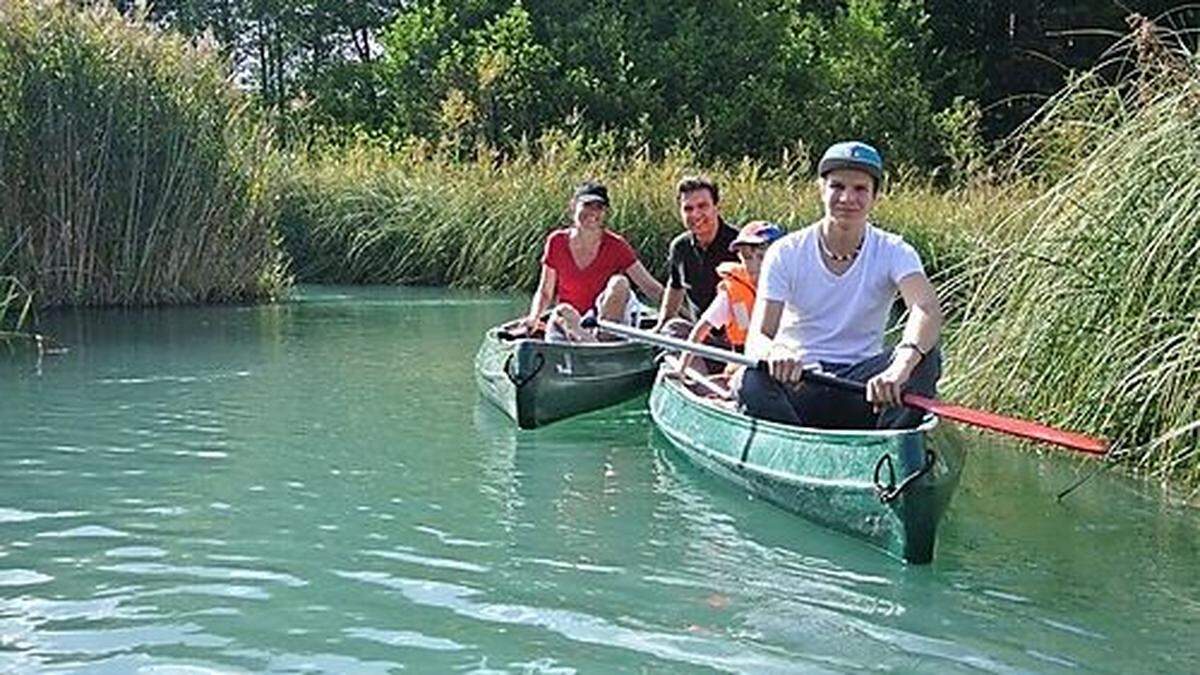 Im Schilfkanal am Faaker See