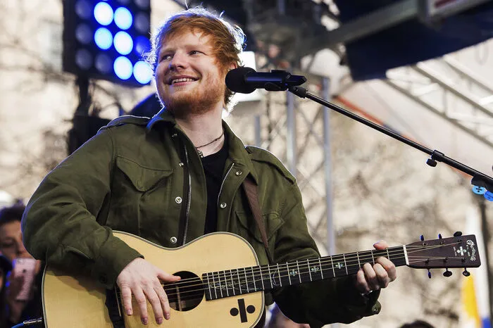 Platz neun: Musiker Ed Sheeran mit einem Verdienst von 110 Millionen US-Dollar