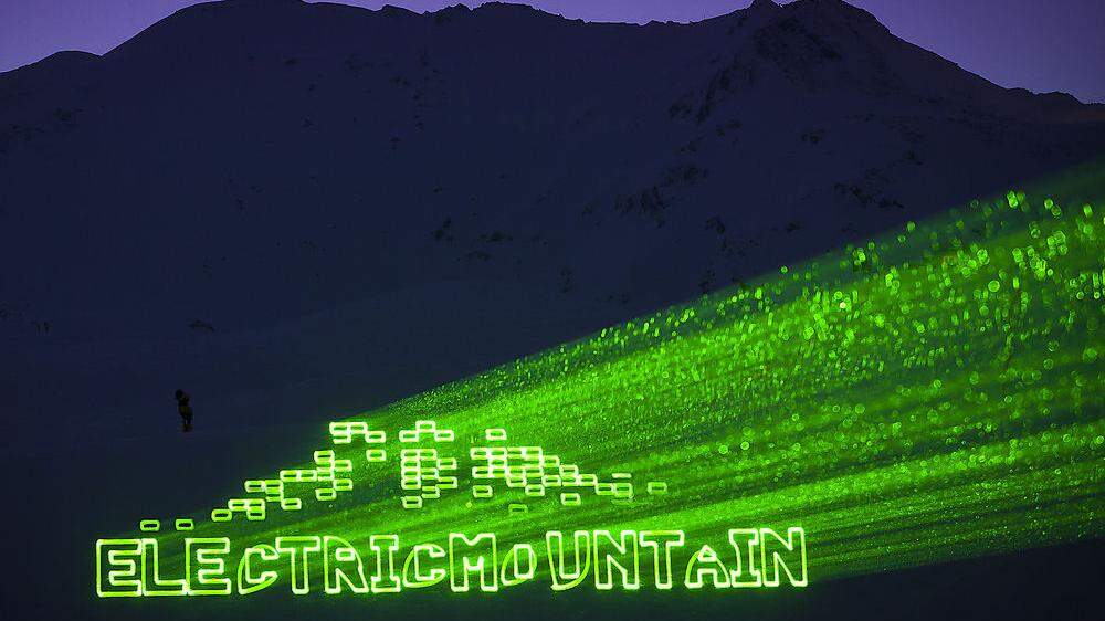 Eine Lasershow wie beim Electric Mountain Festival in Sölden wird am 9. Oktober in Kärnten geboten