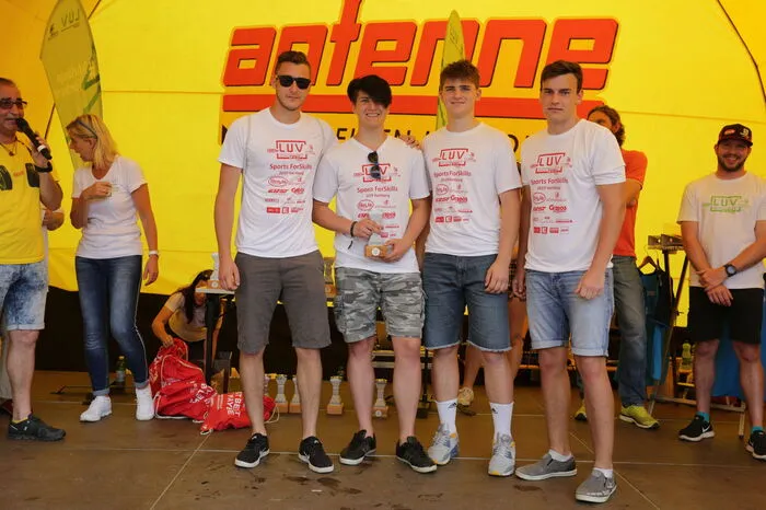 Bei den Herren siegte ein Team der LBS Mureck.