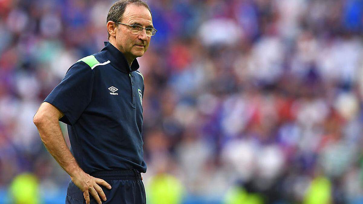 Irlands Teamchef Martin O`Neill 