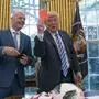 FIFA-Präsident Gianni Infantino (links) und US-Präsident Donald Trump 