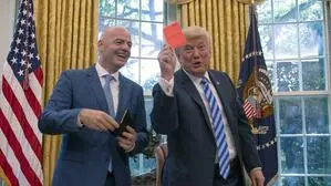 FIFA-Präsident Gianni Infantino (links) und US-Präsident Donald Trump 