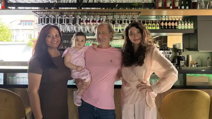 Krystle Klimbacher, Josef und Liia Hermetter (von links) sind die Köpfe hinter dem neuen „Parkhaus am Ring“