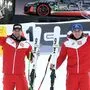 Sieger Vincent Kriechmayr (links) mit dem Drittplatzierten Matthias Mayer
