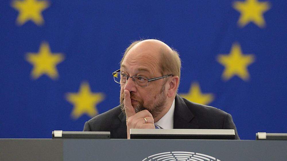 Bestürzt: Martin Schulz, EU-Parlamentspräsident