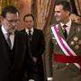 König Felipe mit Mariano Rajoy 