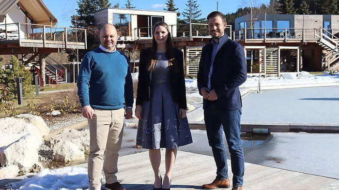 Robert Karlhofer, Nicole Trampusch und Sebastian Schuschnig (von links)