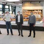 Eröffnungsteam Weingraber, Kerschbaumer, Frierss, Wienerroither (v. li) in der neuen "Kärntnerei"