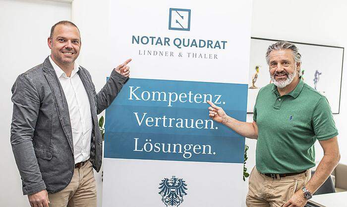 KBV-Aufsichtsratschef Martin Thaler, als Notar in einer Gemeinschaftskanzlei mit Stefan Lindner