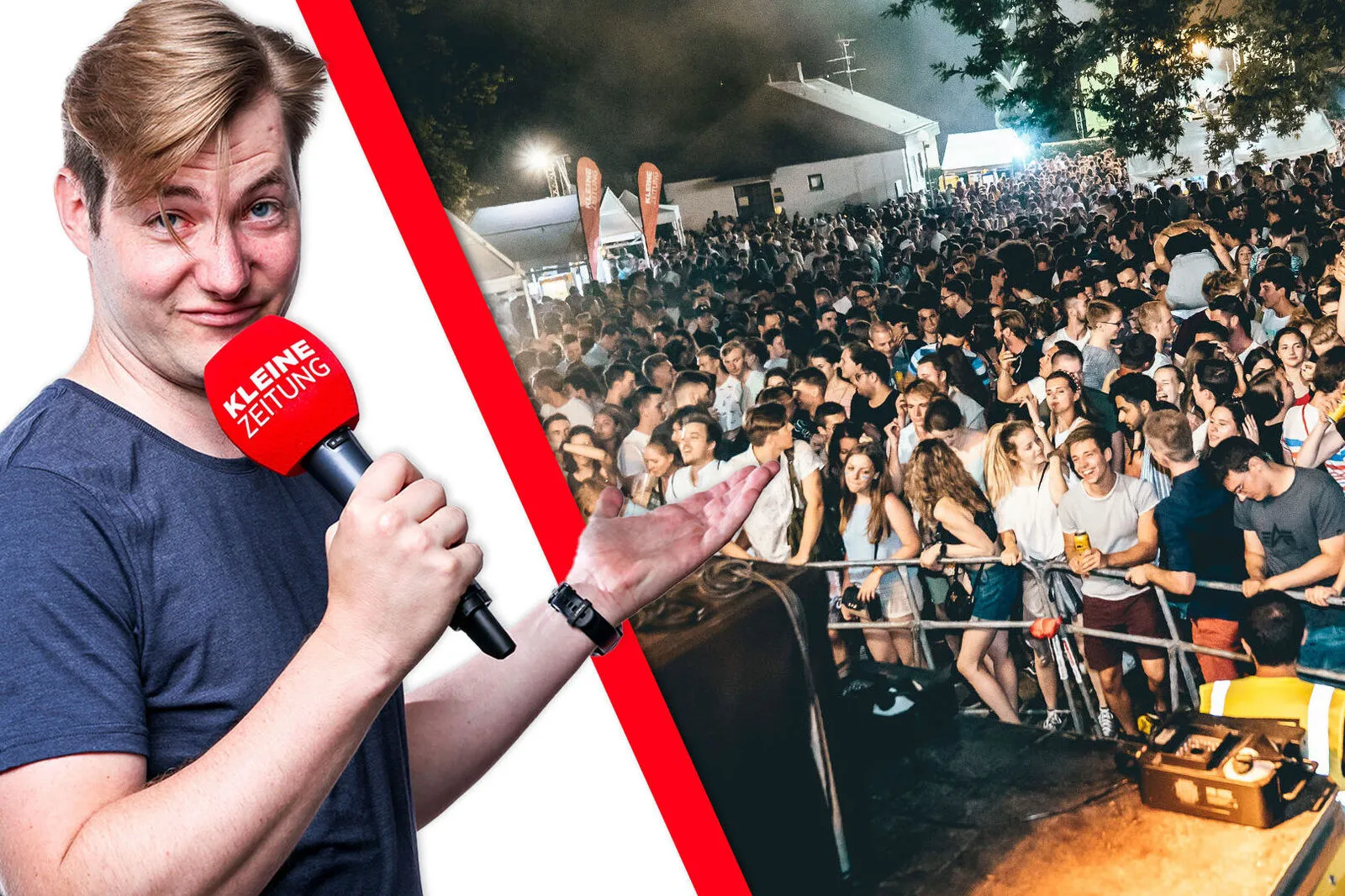 Michael Großschädl war für die Kleine Zeitung am USI-Fest unterwegs