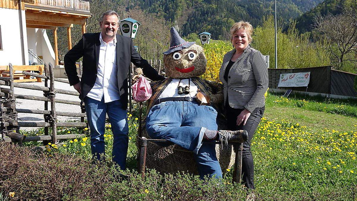 Bürgermeisterin Eva Schmidinger kann gemeinsam mit ihrem „Vize“ Heinz Hammer ein positives Fazit nach einem Jahr im Amt ziehen