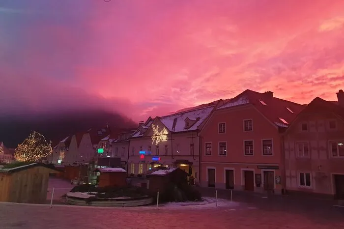 Morgenrot in Frohnleiten