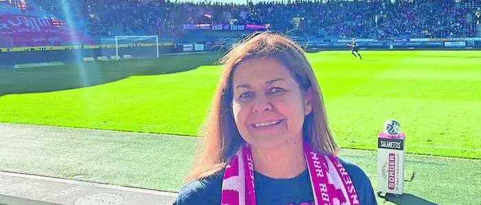GAK-Fan Doris Kampus in der Merkur Arena