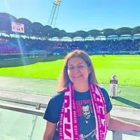 GAK-Fan Doris Kampus in der Merkur Arena