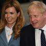 Carrie Symonds und der Britische Premierminister Boris Johnson werden im Sommer Eltern 