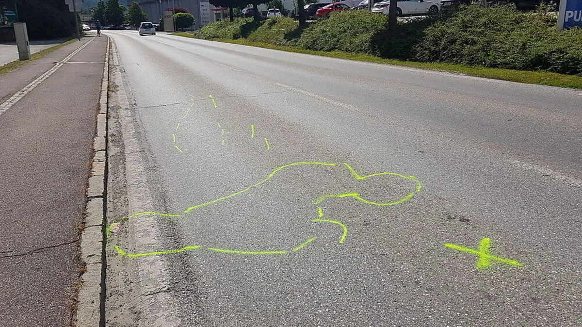 Der Unfall ereignete sich in der Grazer Vorstadt in Voitsberg auf Höhe vom Café Magnet