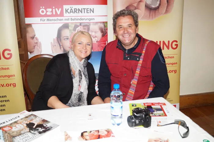 Daniela Ebner-Schußmann (ÖZIV) und Gerhard Hohenwarter