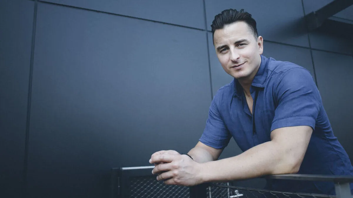 Andreas Gabalier beim Fotoshooting im Grazer Styria Media Center