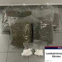 Die  Drogen befanden sich im Kofferraum des Pkw mit slowenischem Kennzeichen