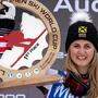Nina Ortlieb, die ihr erstes Rennen im Weltcup gewann, ist nun im Nationalkader
